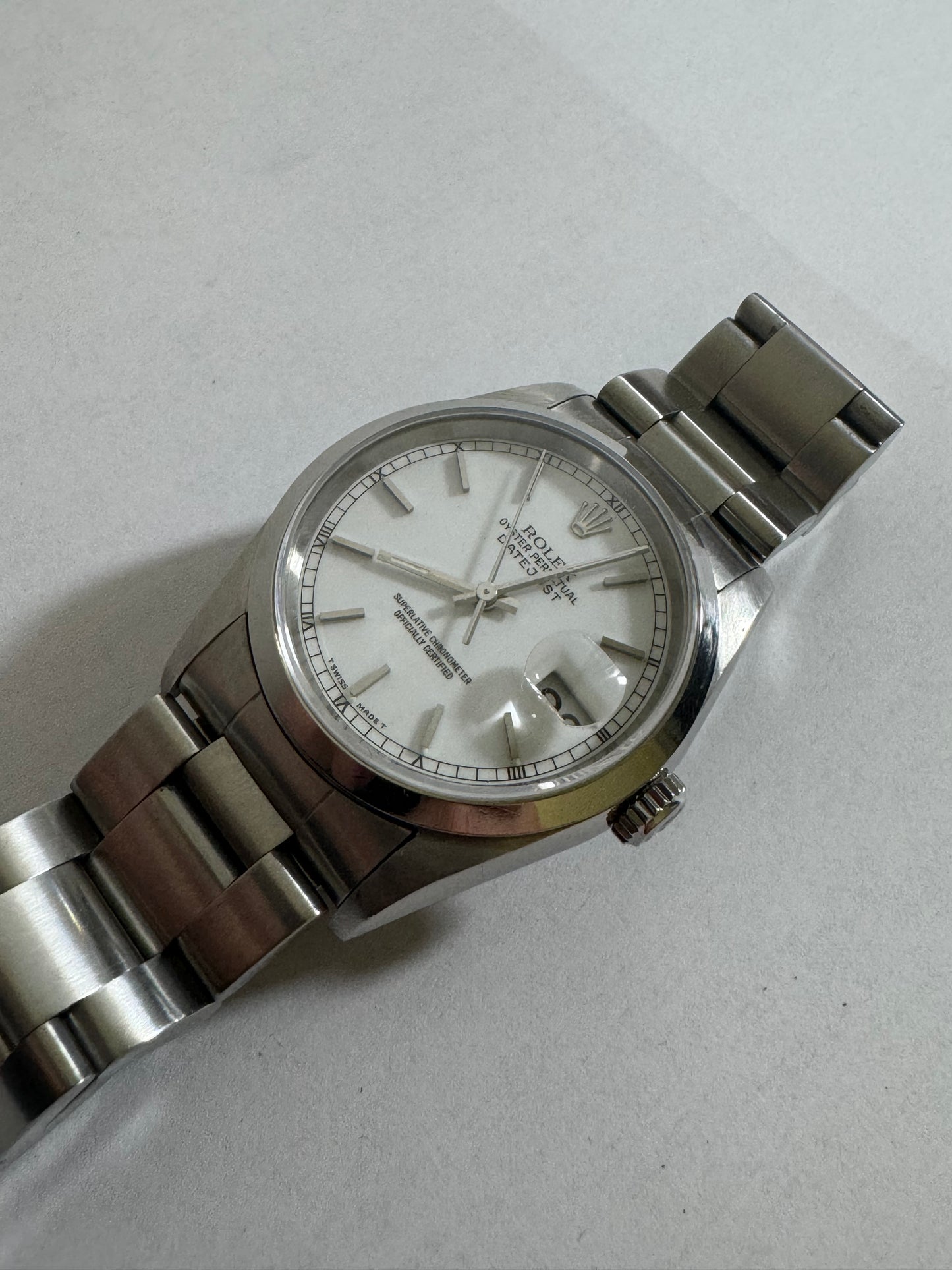 Rolex datejust 16200 ceramic dial