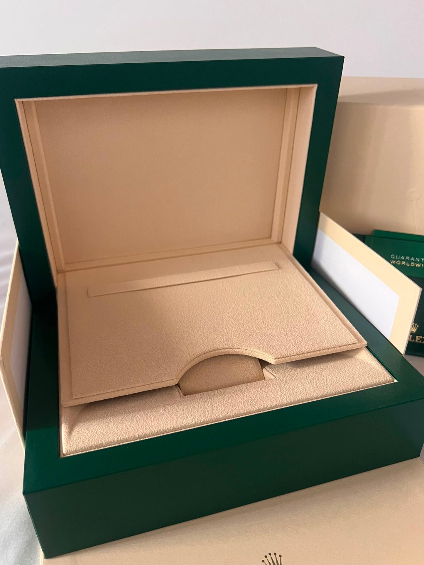 Rolex oyster box L card holder booklet