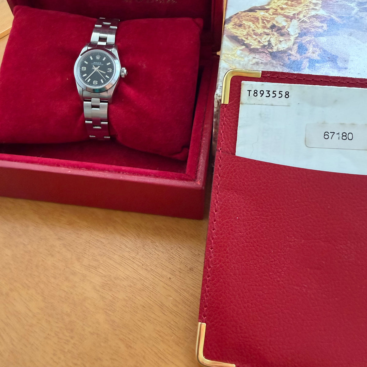 Rolex 67180 black paper