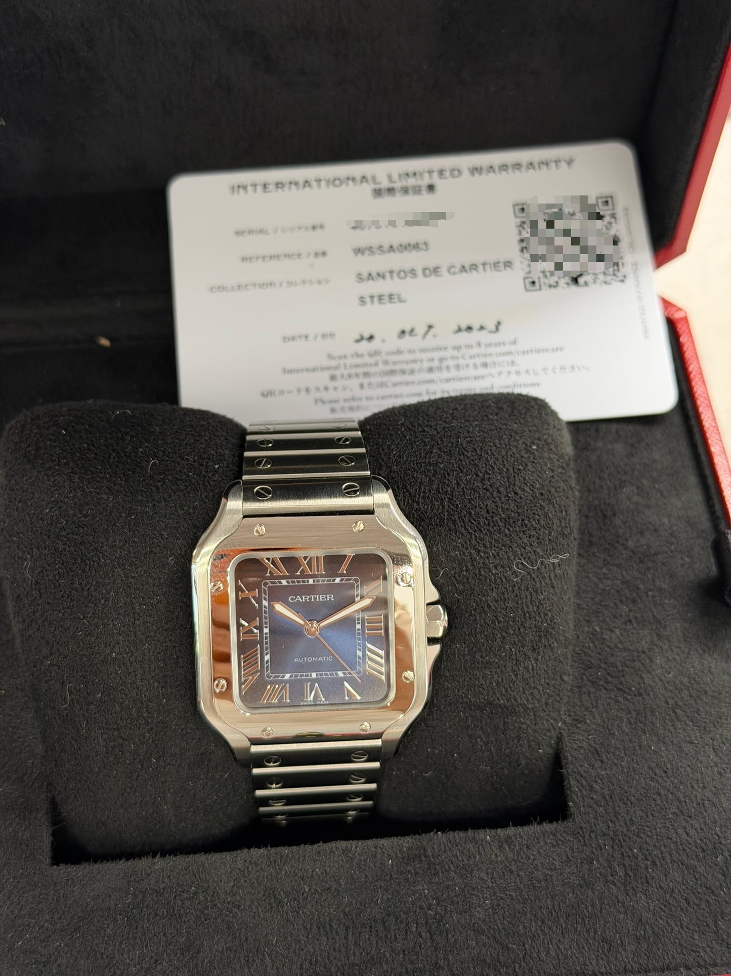 Cartier Santos medio WSSA0063
