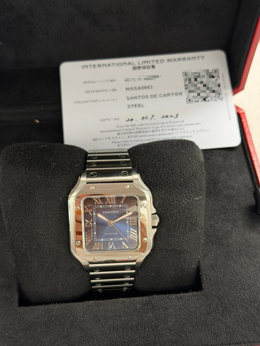 Cartier Santos medio WSSA0063