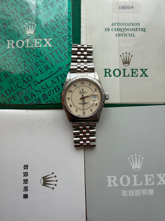 Rolex datejust 16014 quick set