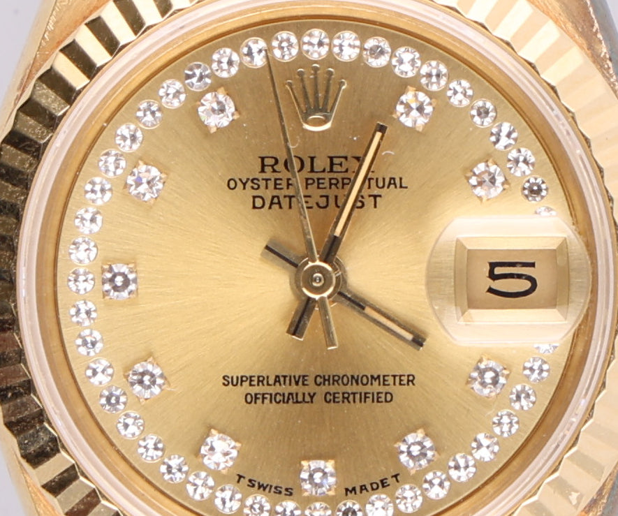 Rolex 69178 factory diamonds