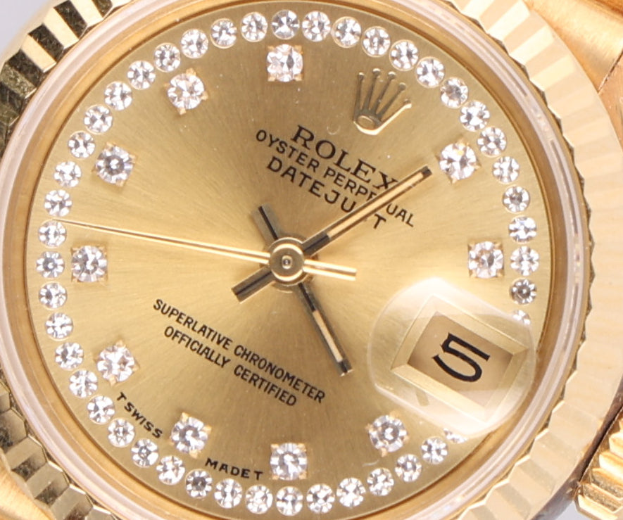 Rolex 69178 factory diamonds
