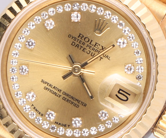 Rolex 69178 factory diamonds