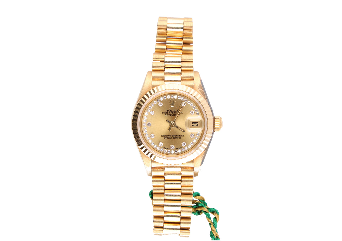 Rolex 69178 factory diamonds