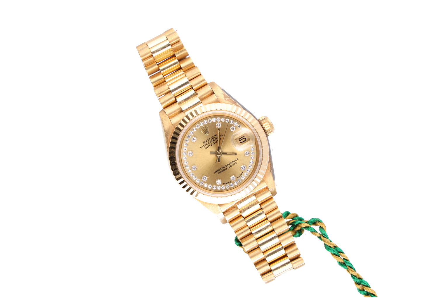 Rolex 69178 factory diamonds