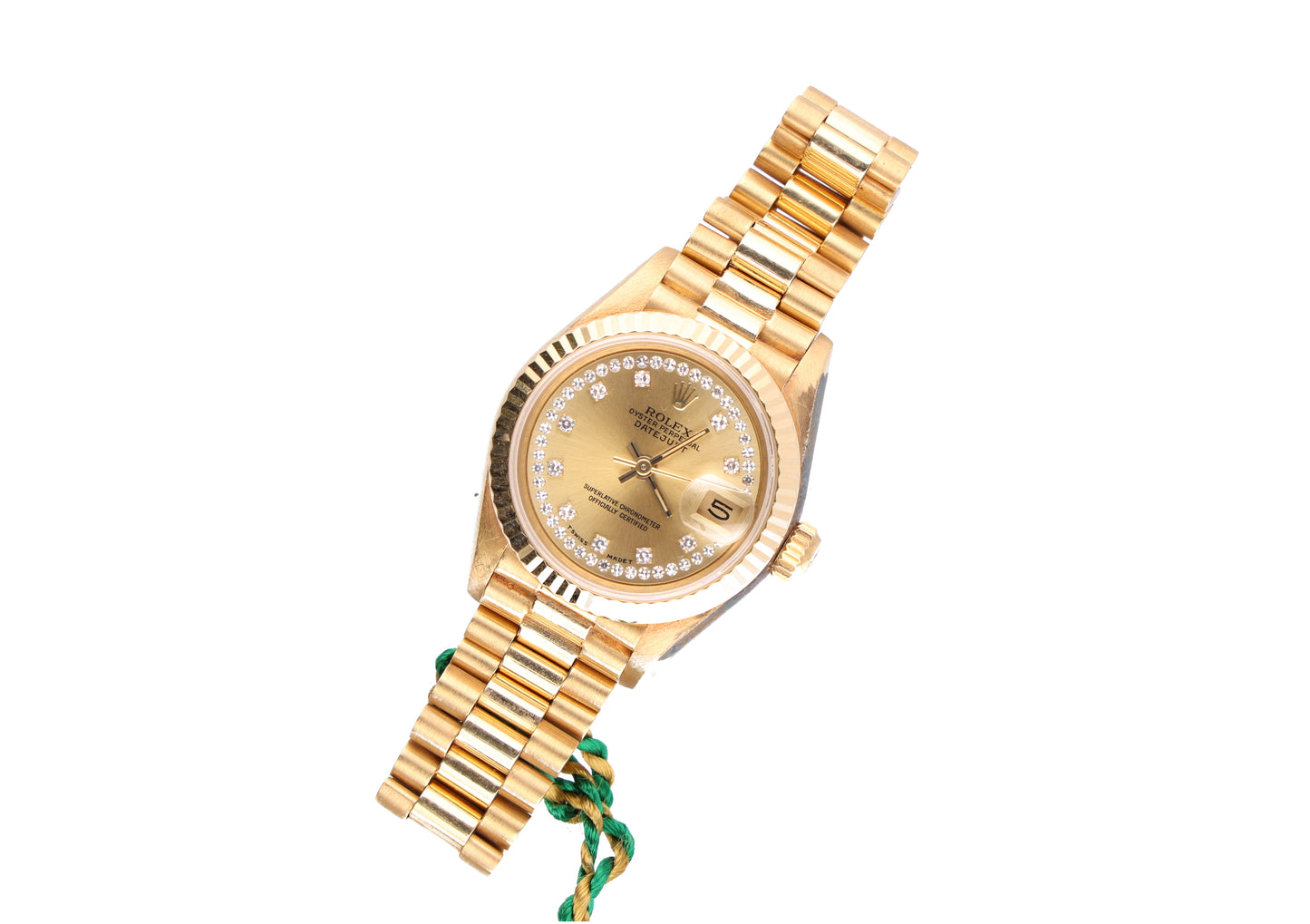 Rolex 69178 factory diamonds