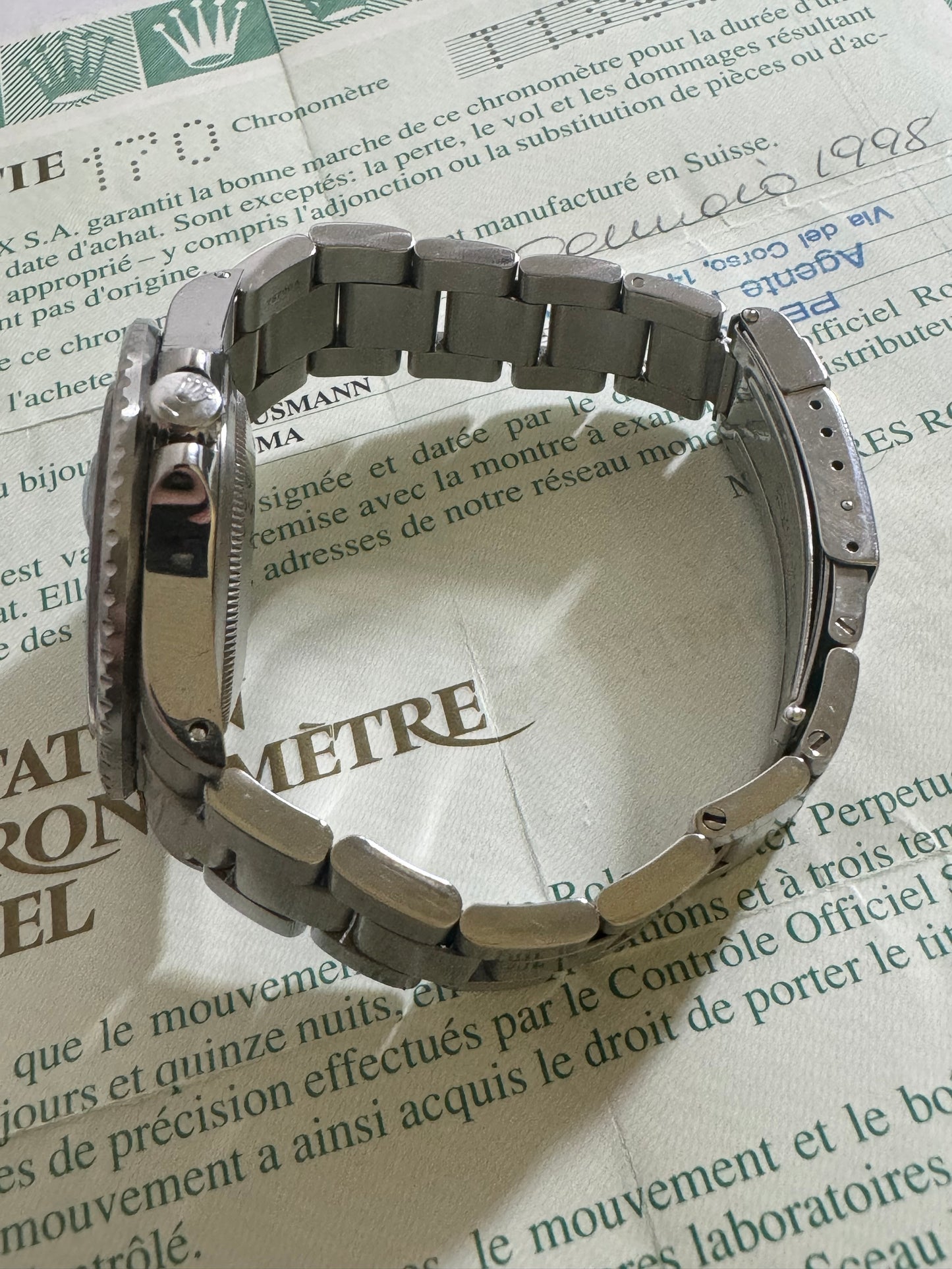 Rolex GMT 16710 paper seriale T