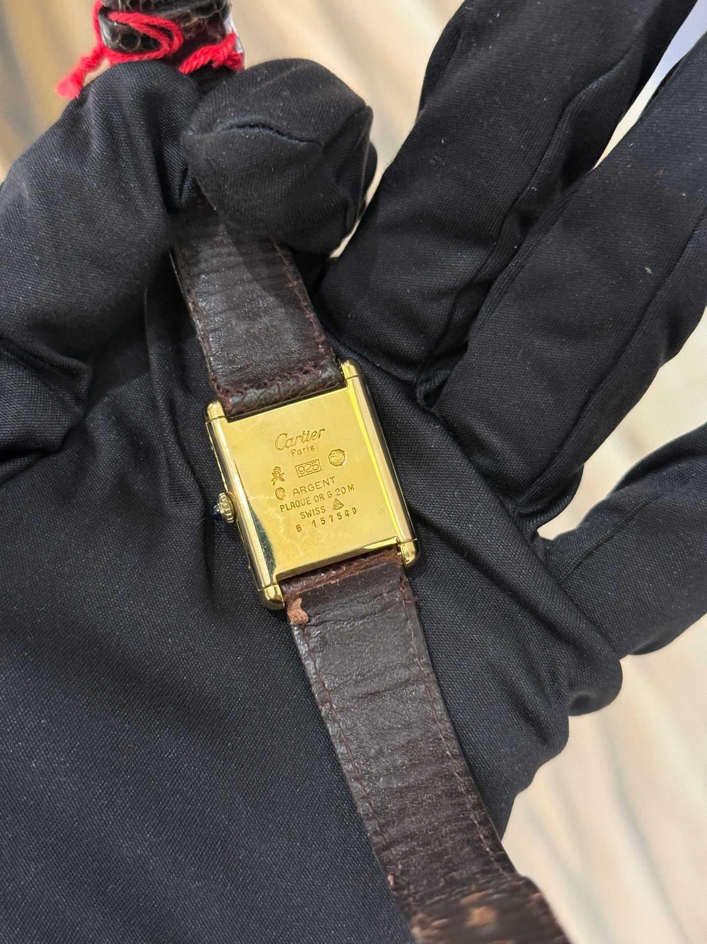 Cartier Tank Vermeil grande