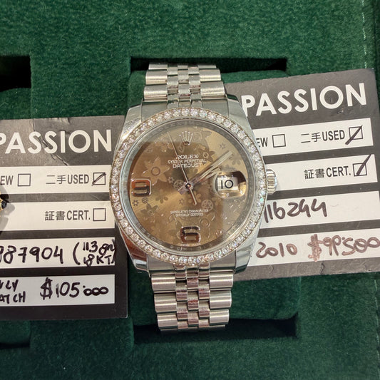 ROLEX 116244 factory bezel