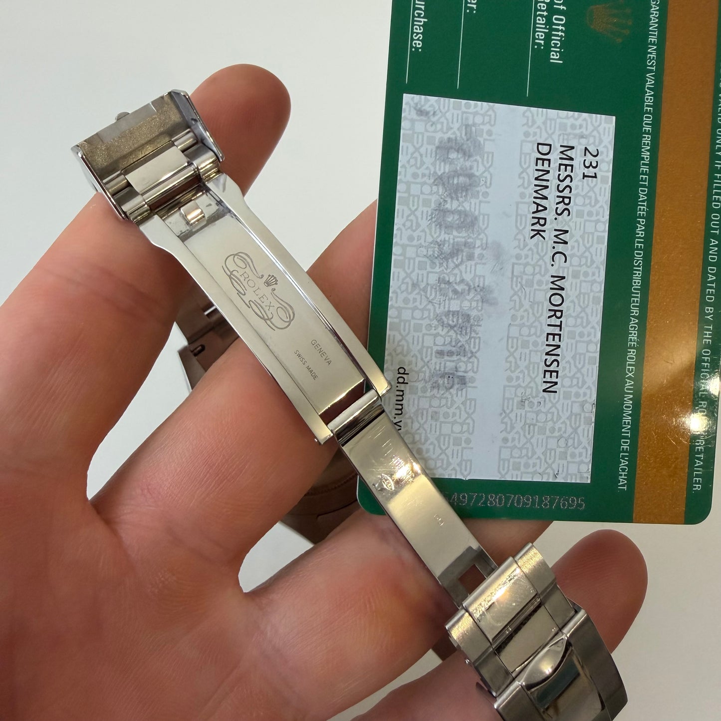 Rolex 116520 DAYTONA aph shiny buckle