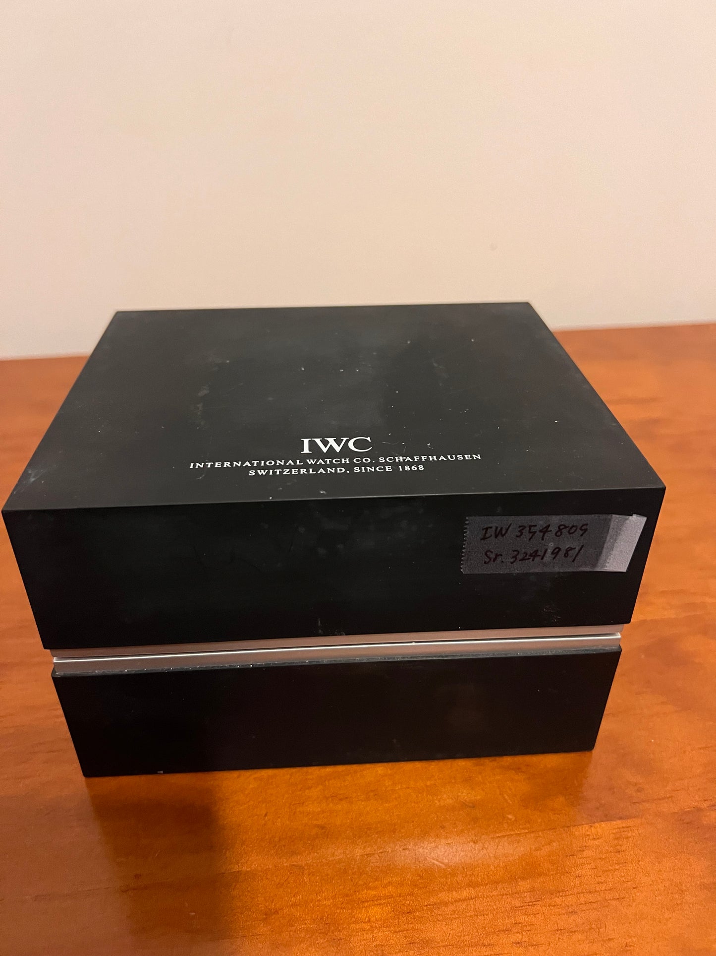 Iwc box not perfect