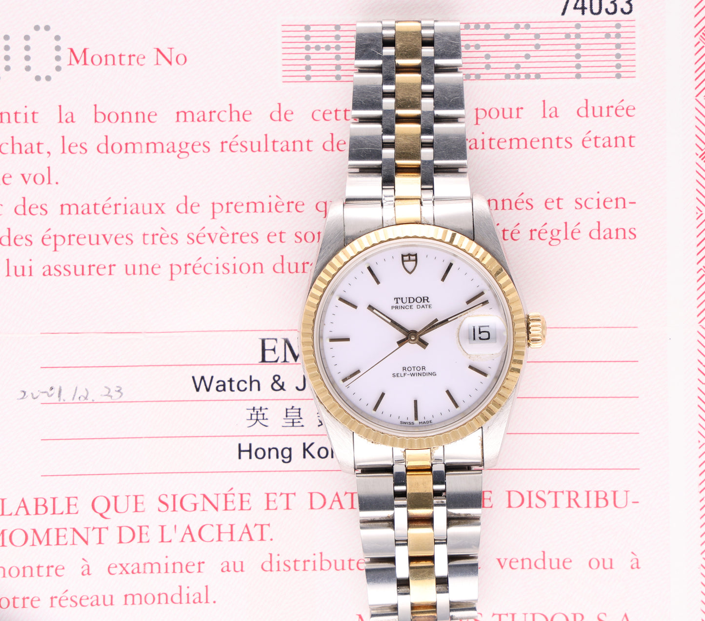 Tudor 74033 bianco