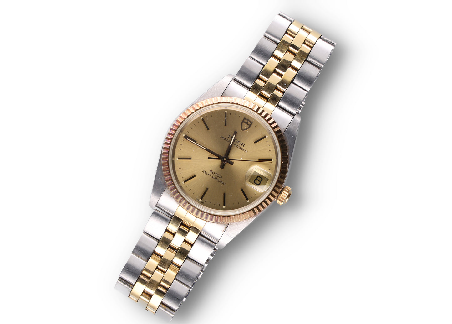Tudor Prince Date 74033 Gold dial