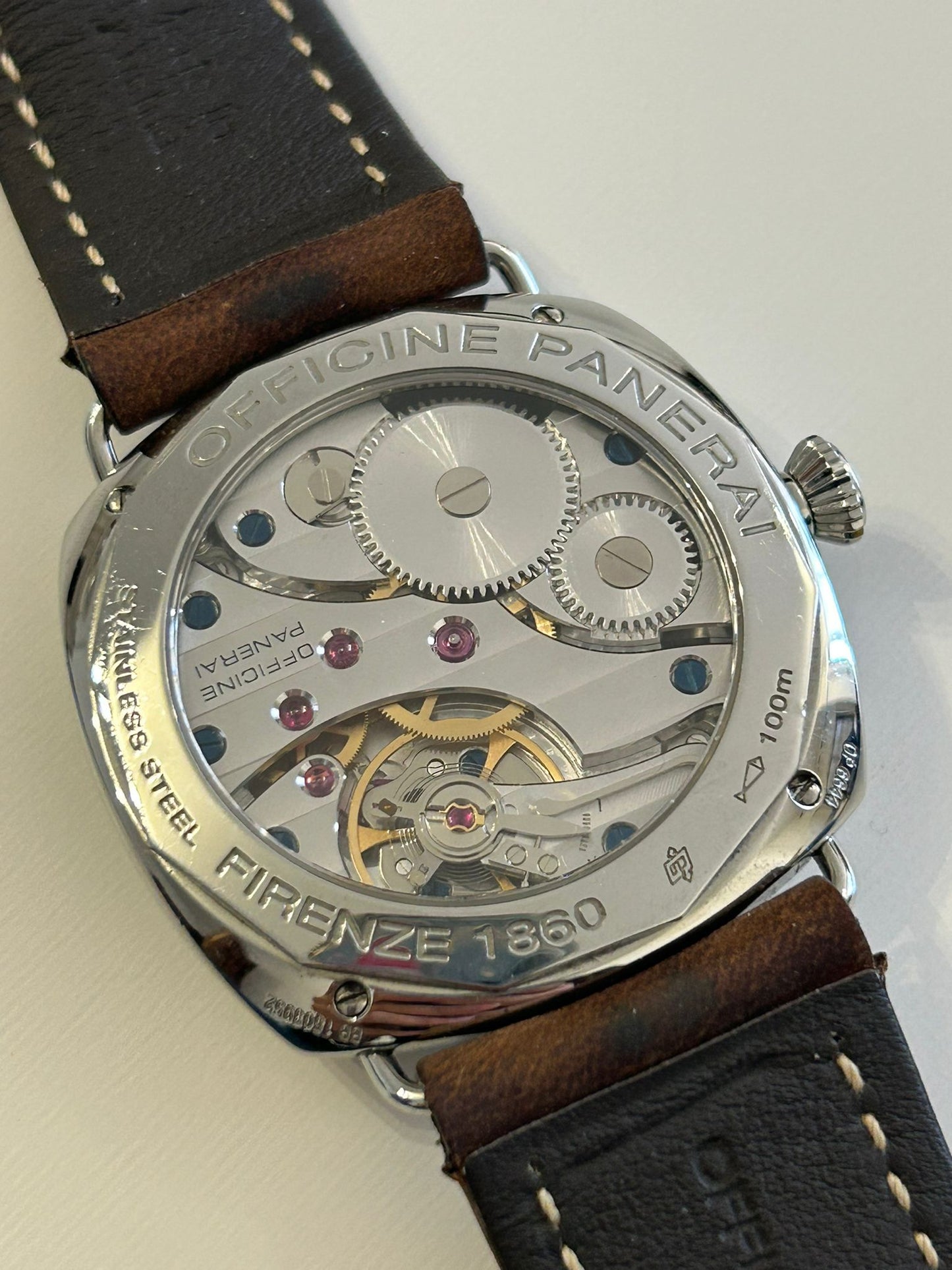 Panerai radiomir open back