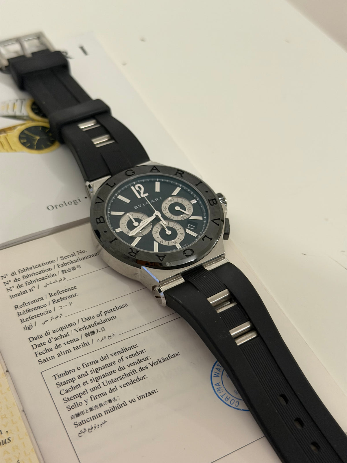 Bulgari Diagono Chronograph Ref. DG42SCCH