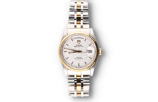 Tudor Prince Daydate 76213 linen silver
