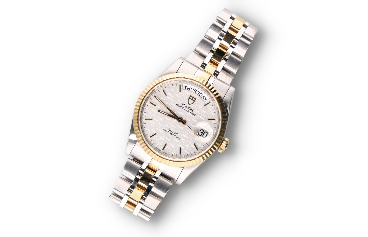Tudor Prince Daydate 76213 linen silver