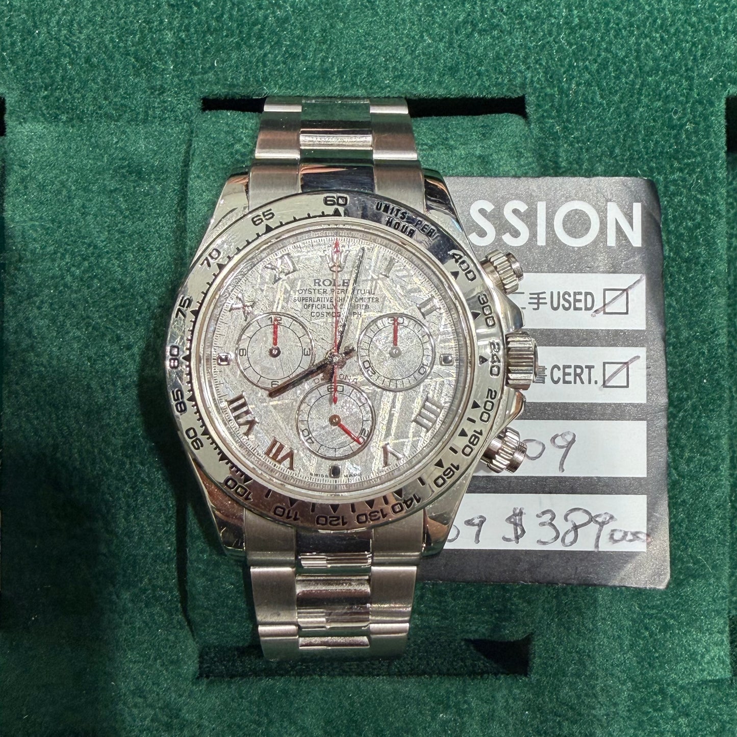 Rolex 116509 meteorite