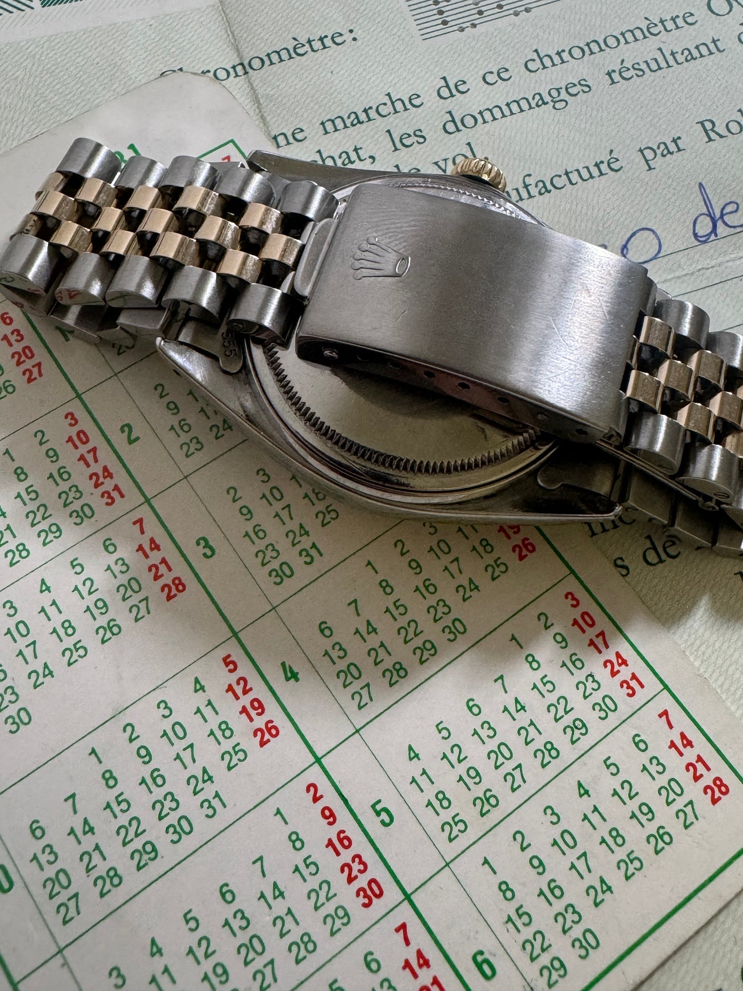 Rolex datejust 1601 paper Buckley dial