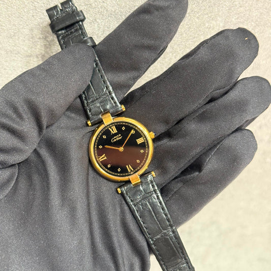Cartier vendome vermeil taglia grande  Solo orologio