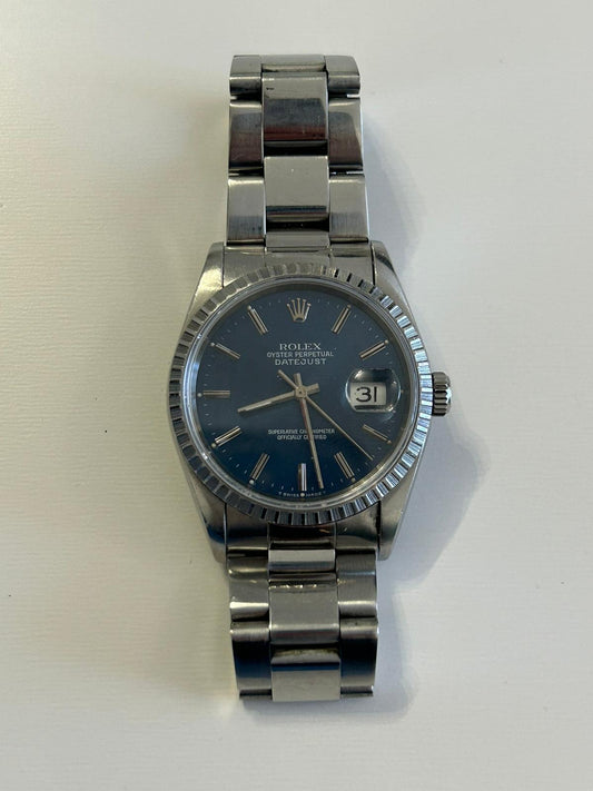 Rolex Datejust 16220 blu dial