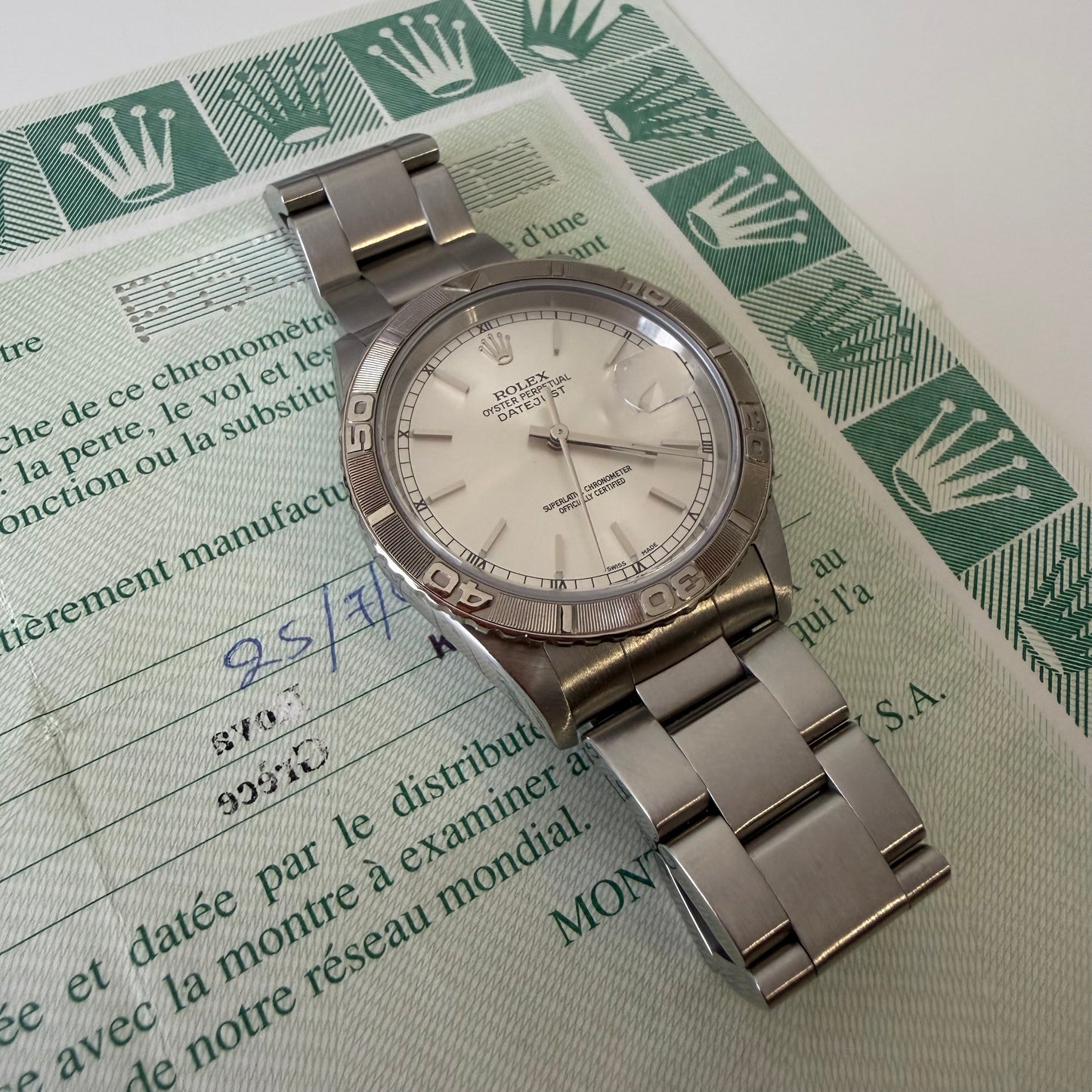 Rolex turn o graph 16264