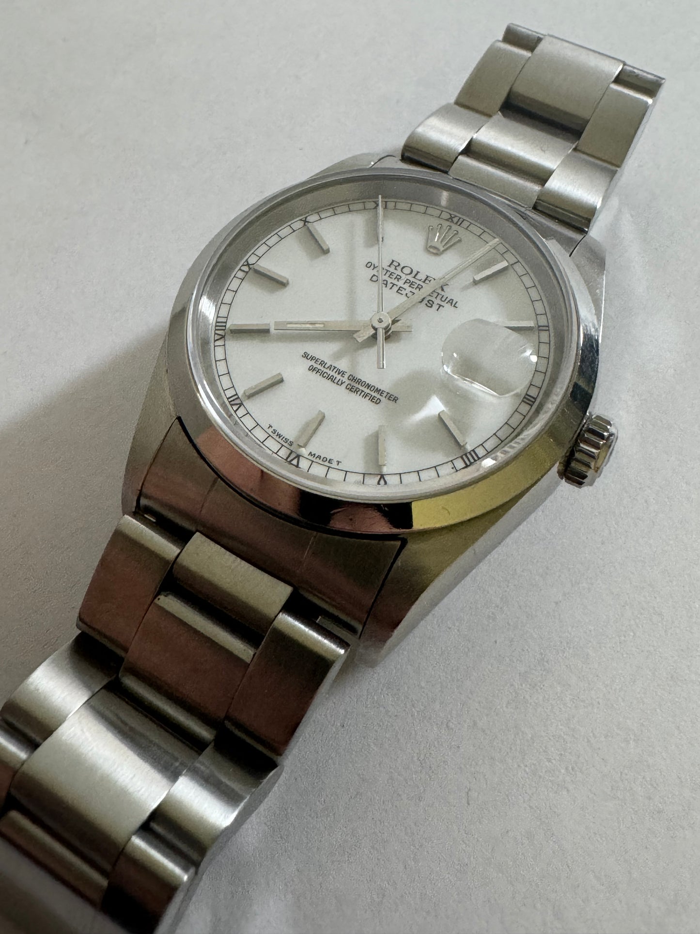 Rolex datejust 16200 ceramic dial