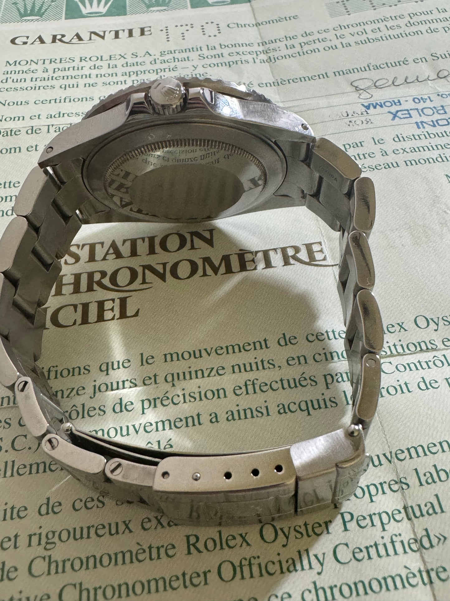 Rolex GMT 16710 paper seriale T
