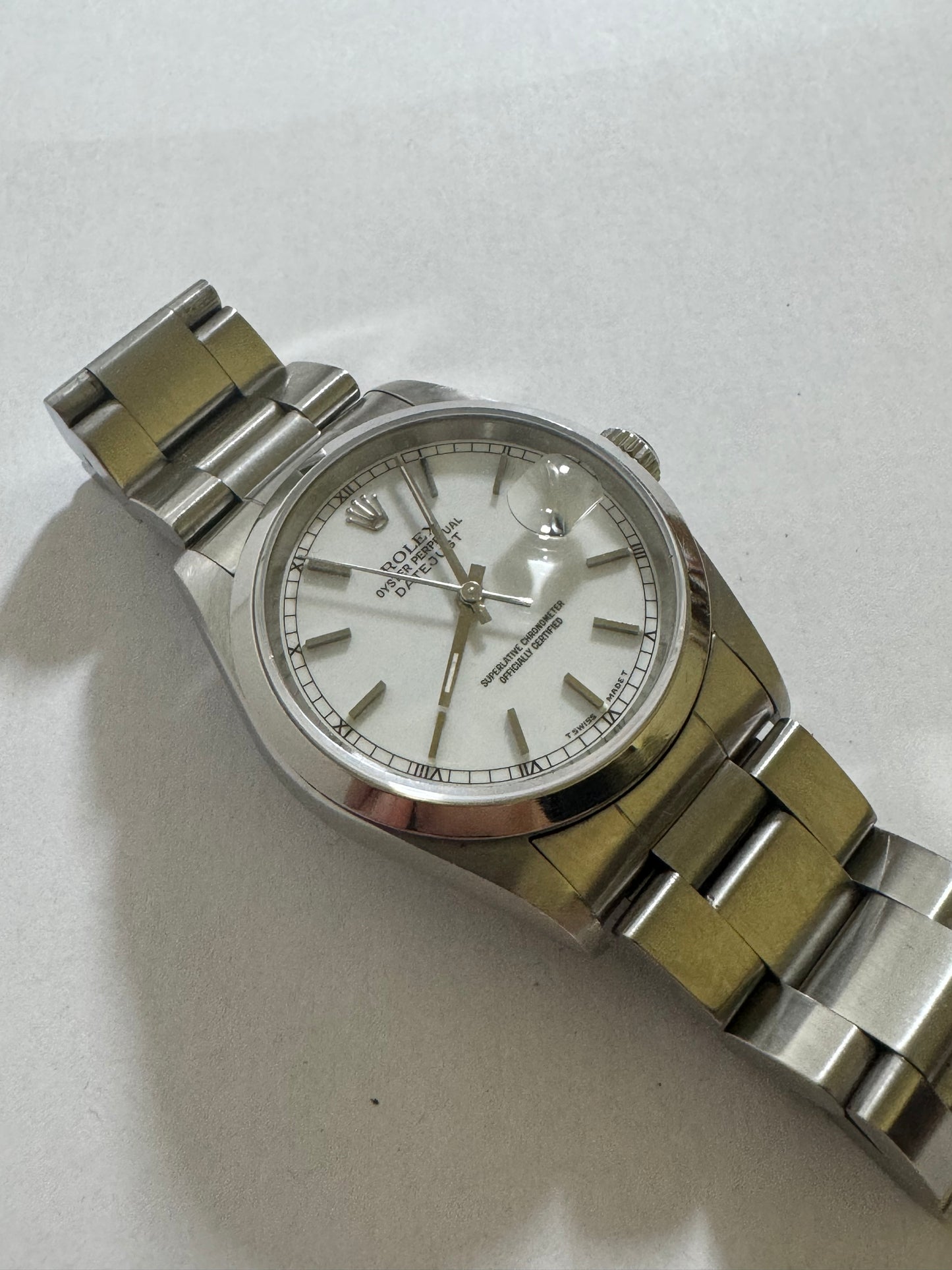 Rolex datejust 16200 ceramic dial