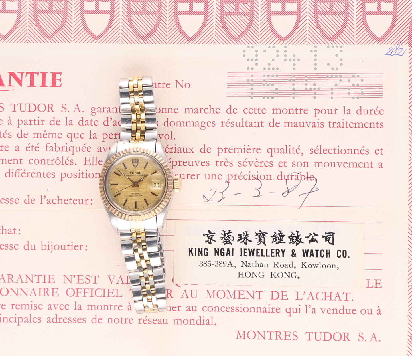 Tudor Date 92413