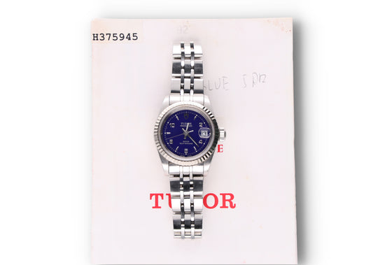 Tudor Princess date blue dial 92414