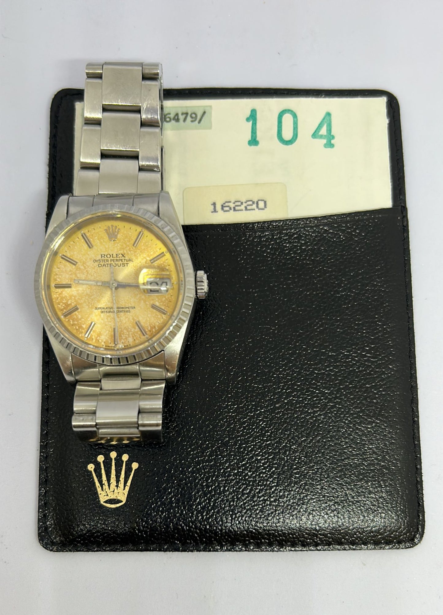 Rolex Datejust 16220 Tropical Full set