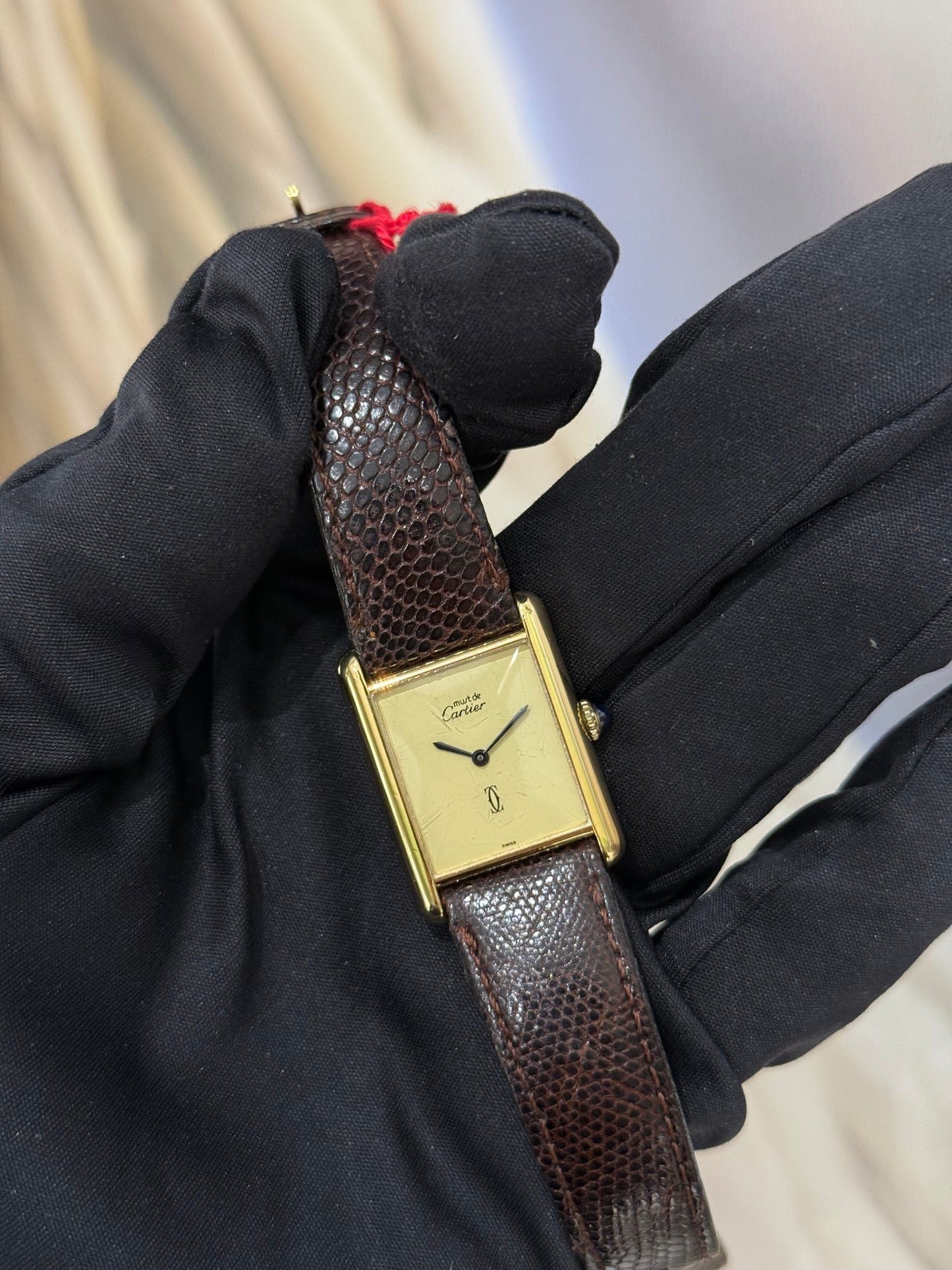 Cartier Tank Vermeil grande