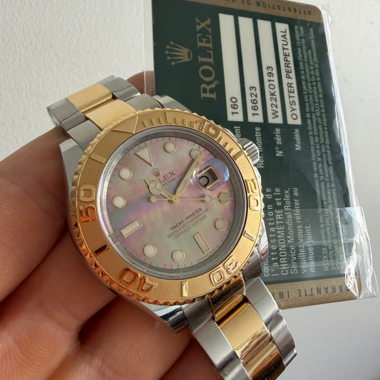 Rolex 116623 mother of pearl tahiti
