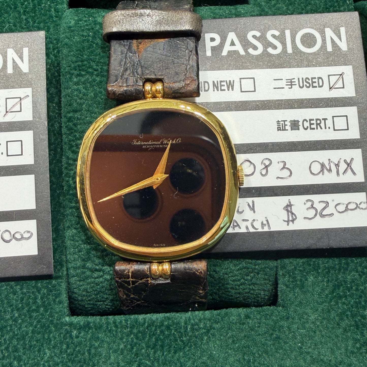 Iwc onix dial