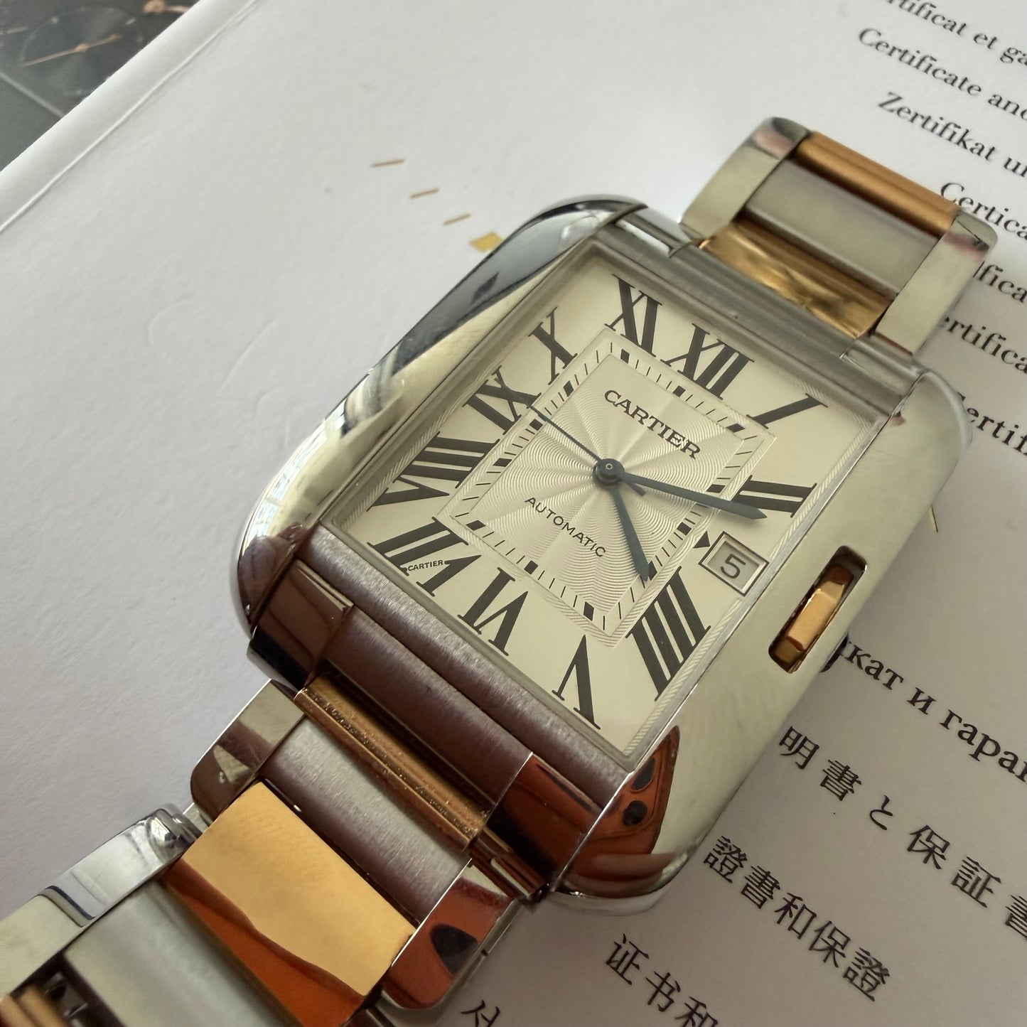 Cartier tank 3597 XL