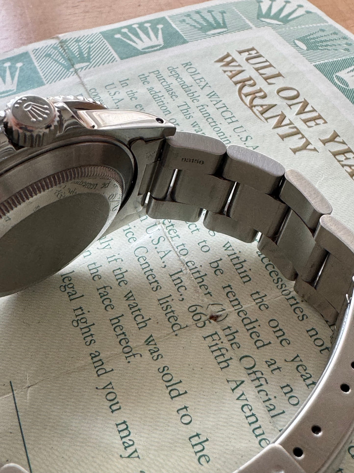 Rolex Submariner 16610 seriale N