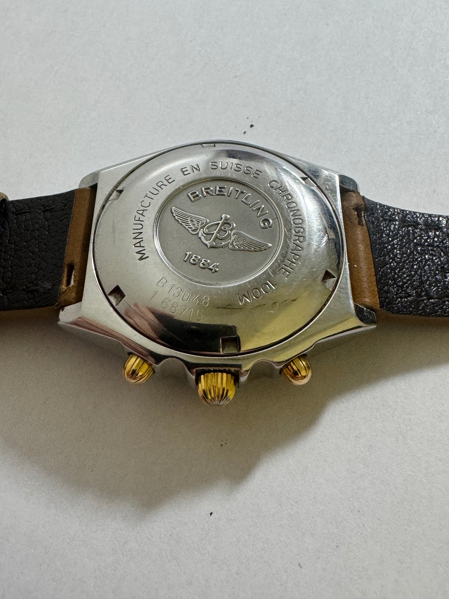 Bristling chronomat gold dial
