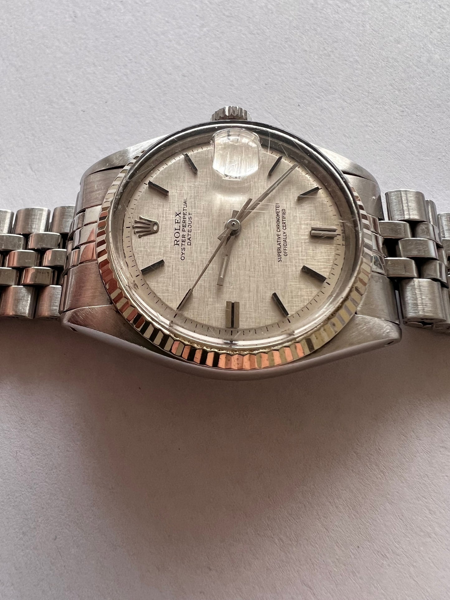 Rolex Datejust 1601 vintage 1970 linen dial