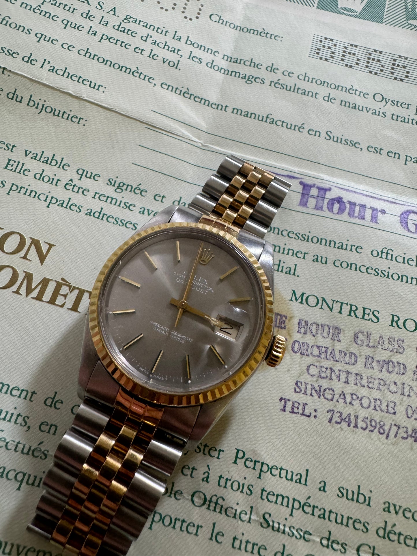 Rolex datejust 16013 ghost dial