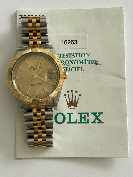 Rolex Datejust turn o graph 16264