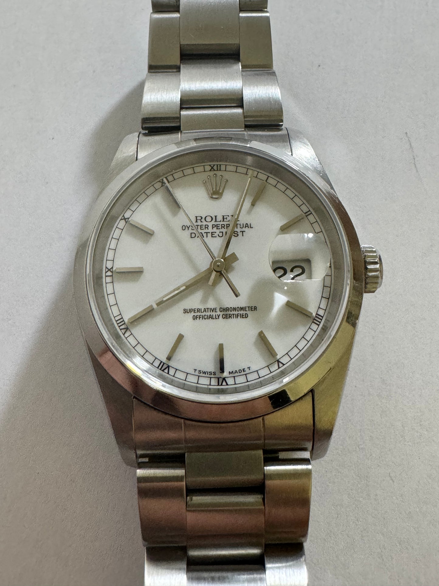 Rolex datejust 16200 ceramic dial