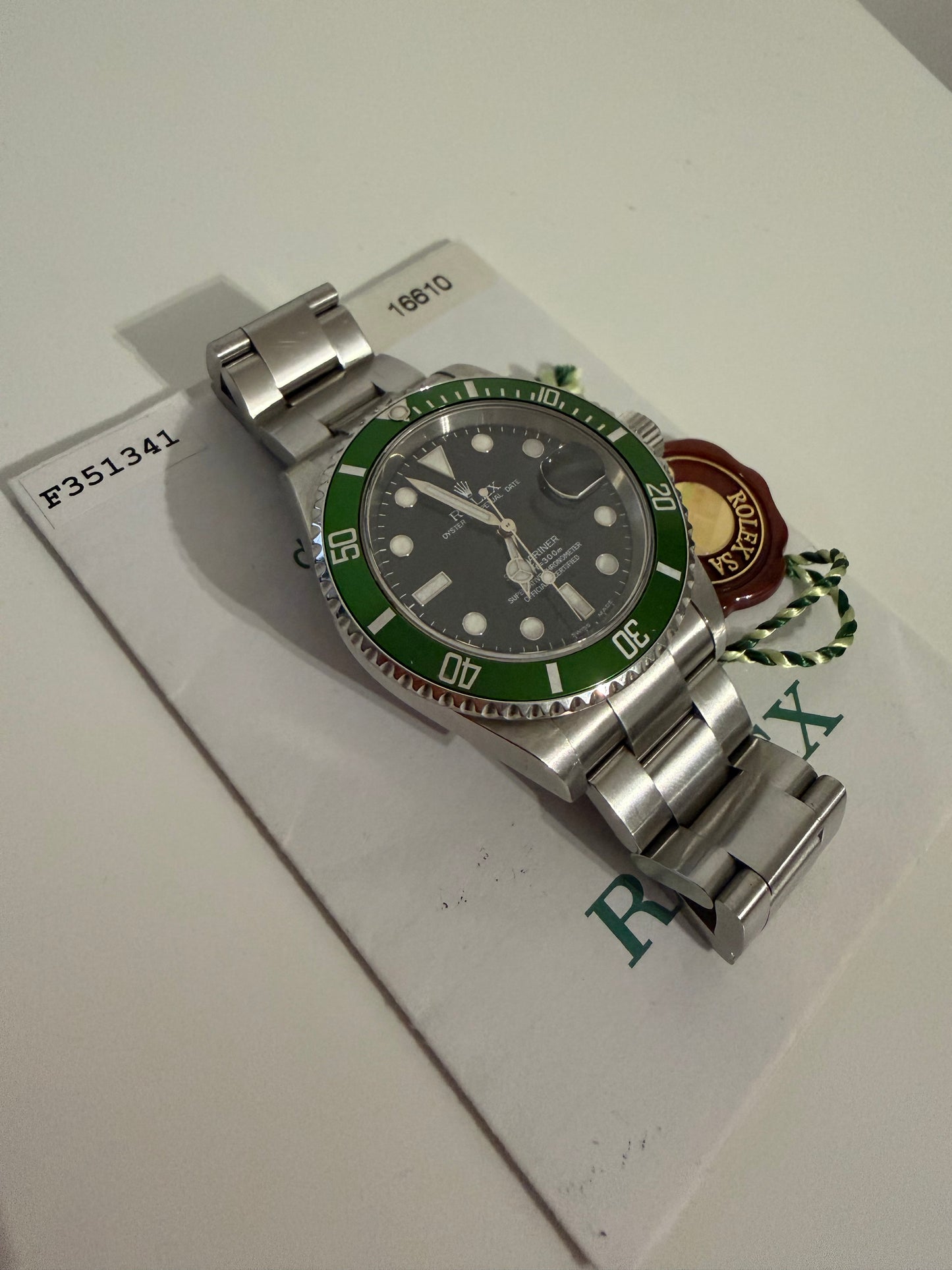Rolex Kermit Far Four 16610LV.