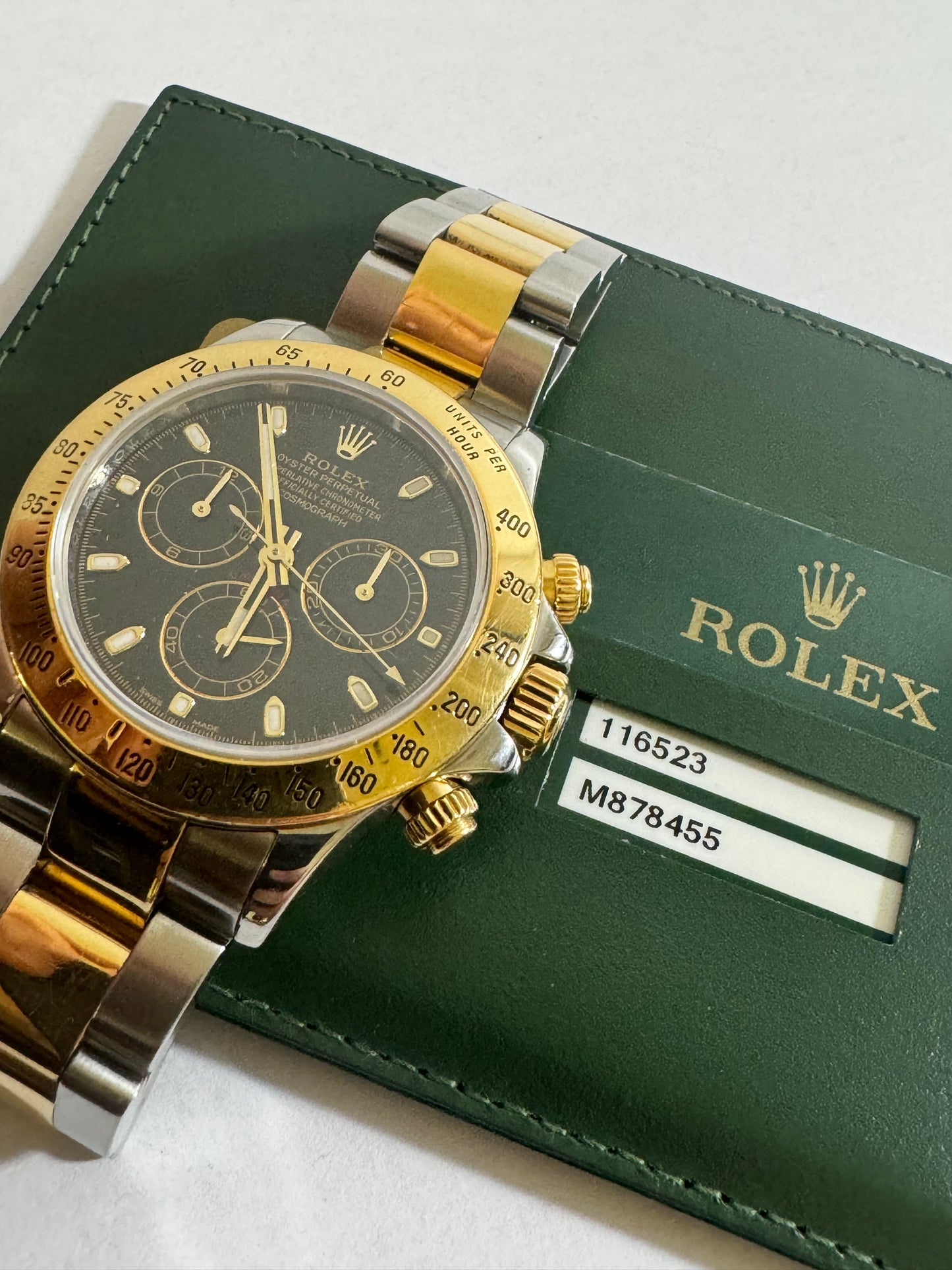 Rolex Daytona 116523 m series short clasp