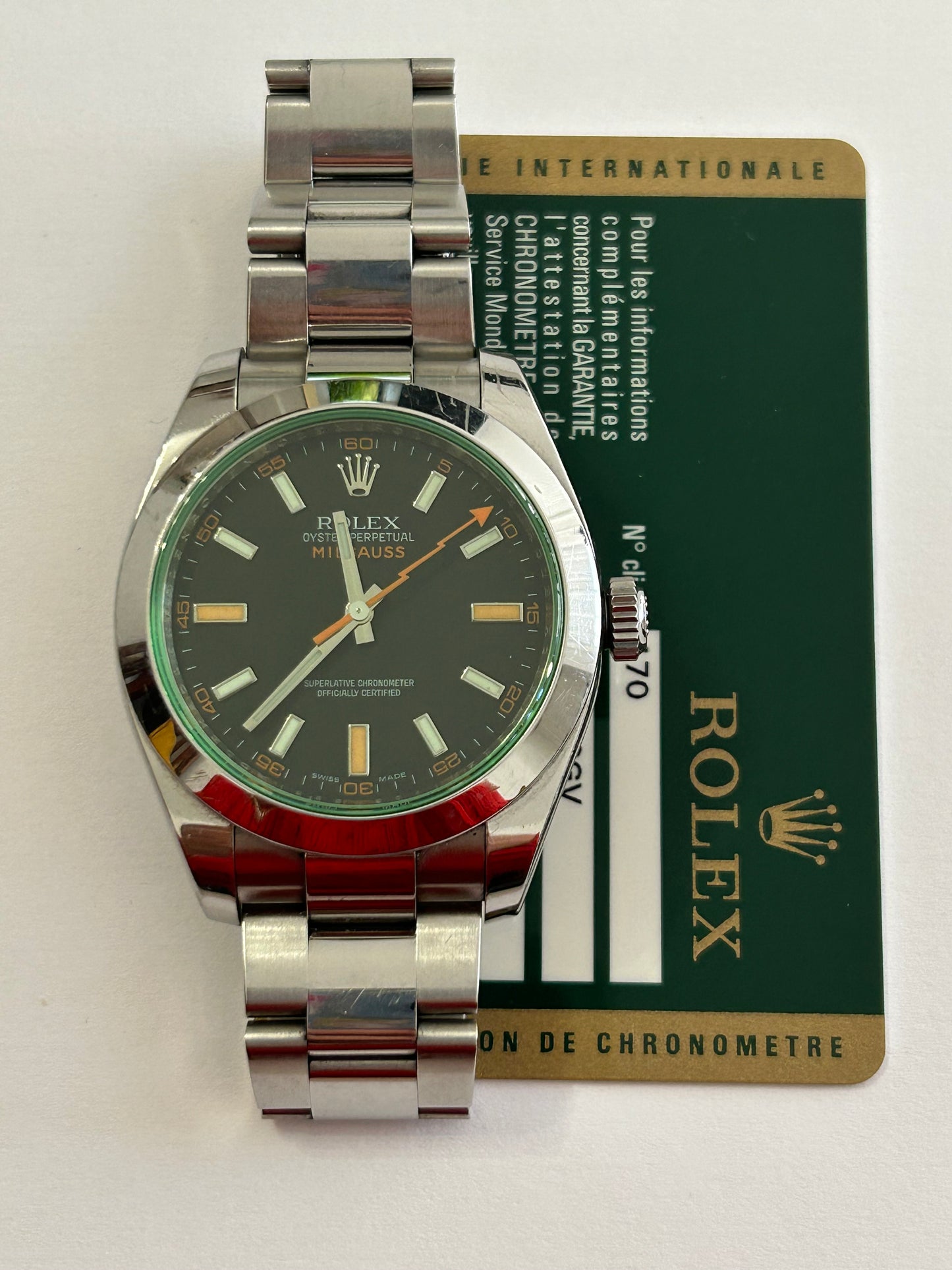 Rolex Milgauss 116400GV