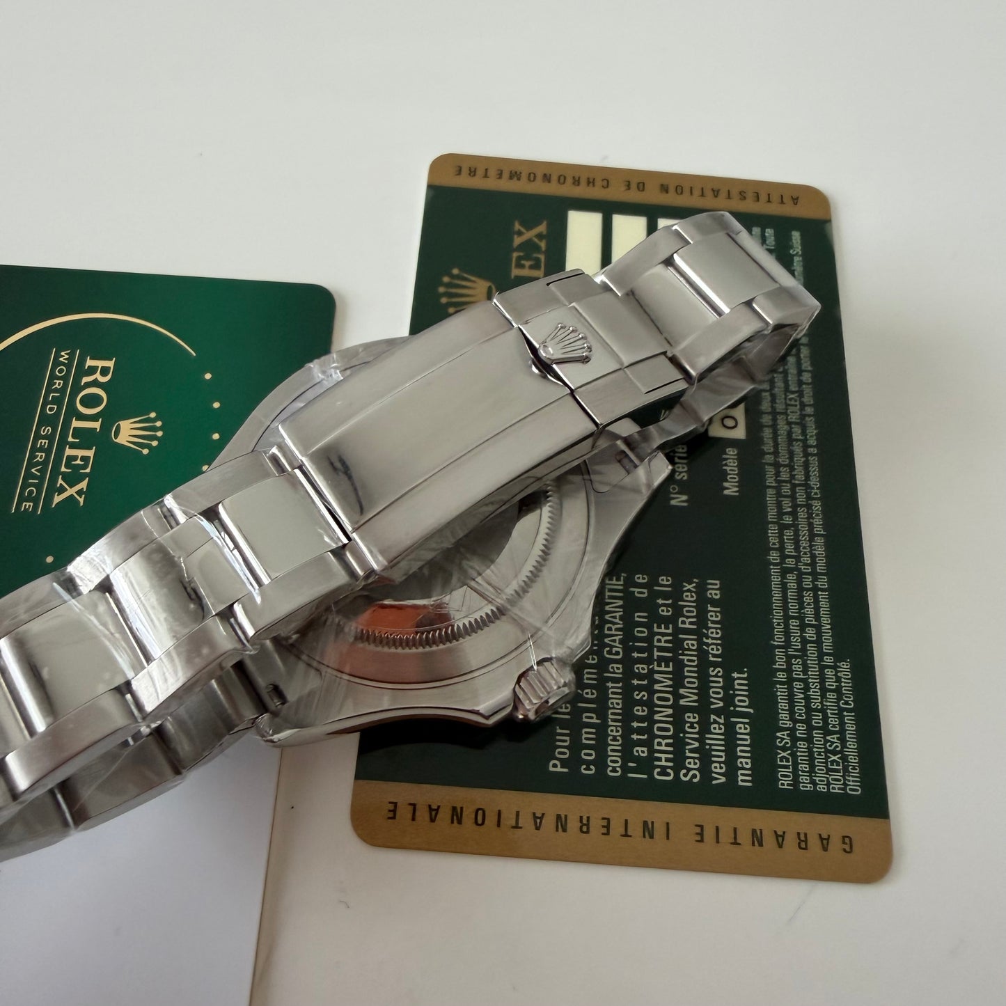 Rolex 116622 blu card and service