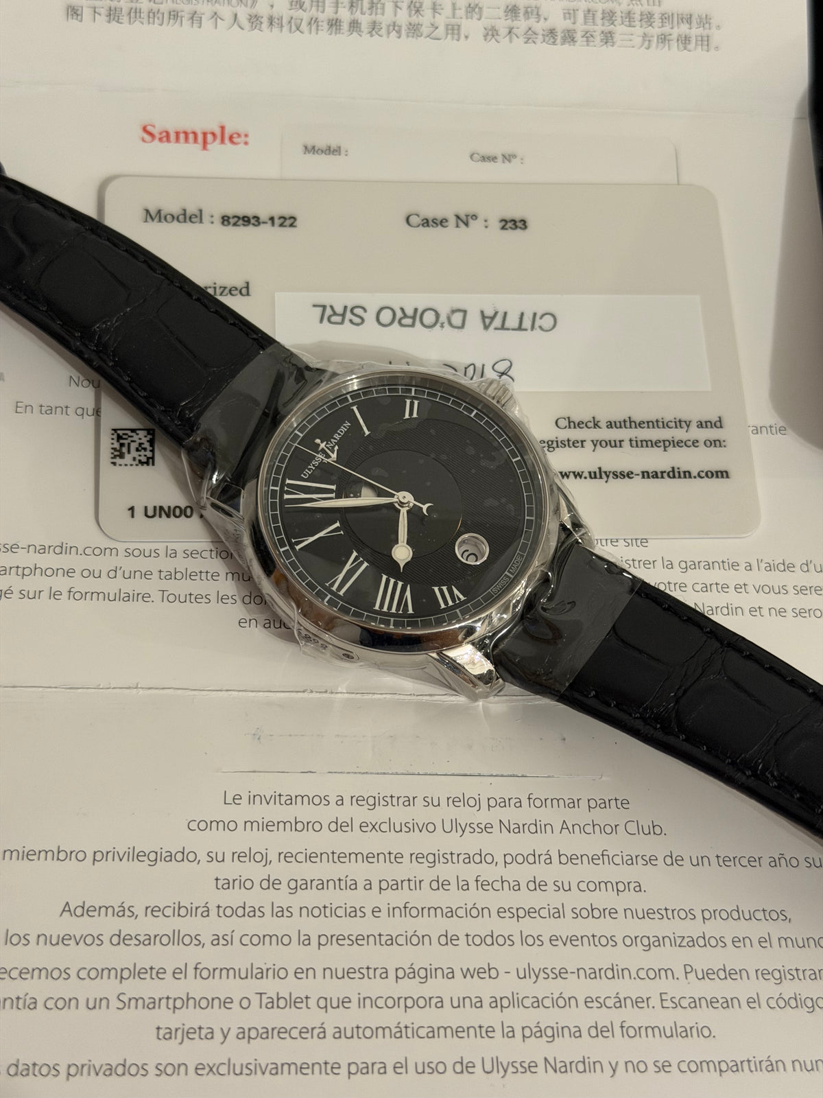 Ulysse Nardin Classico Luna 8293-122
