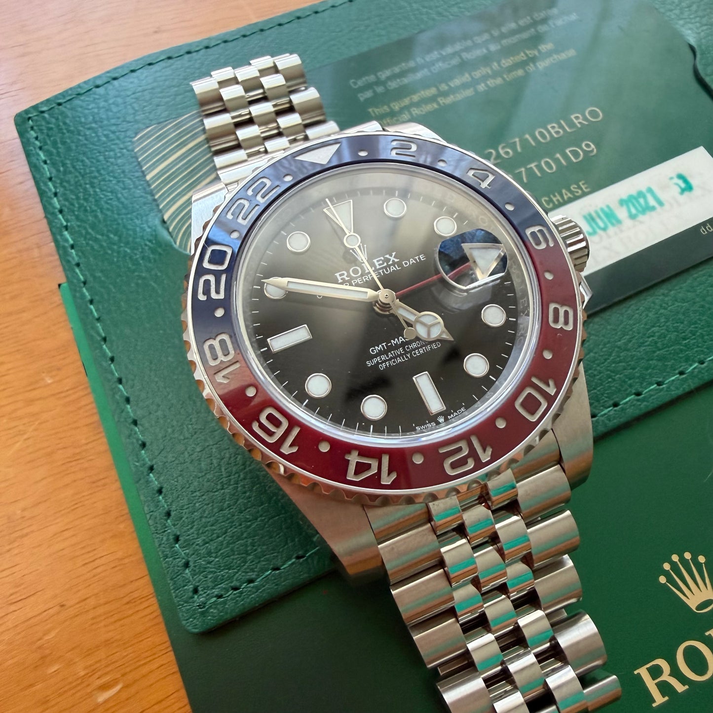Rolex PEPSI 126710blro